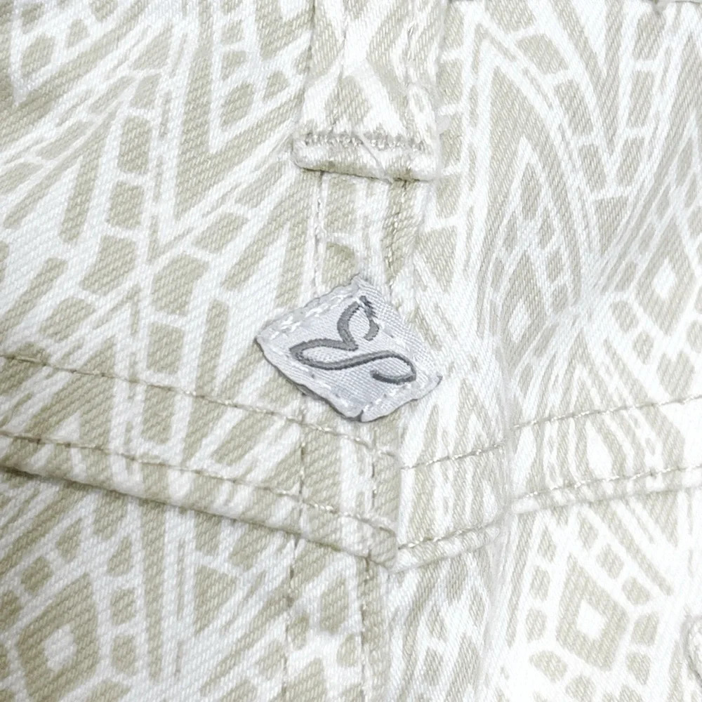 prAna Organic Cotton Stone Diamond Print Skinny Kara Jeans Women’s 10/30 - Picture 4 of 6